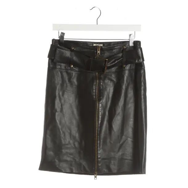 Rock, in Schwarz, Leder, Miu Miu