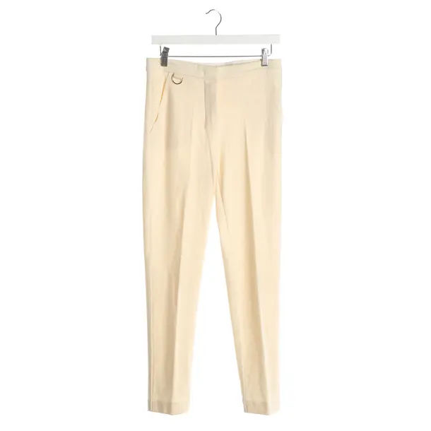 Pants, in Cream, Wool, Max Mara