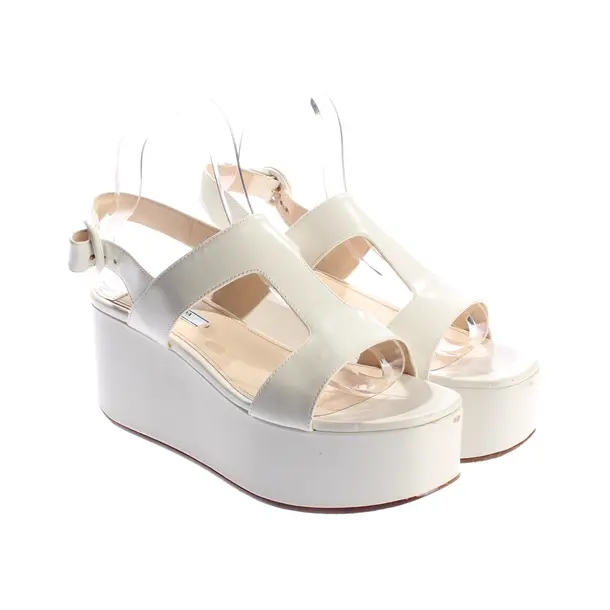 Wedges, in White, Prada