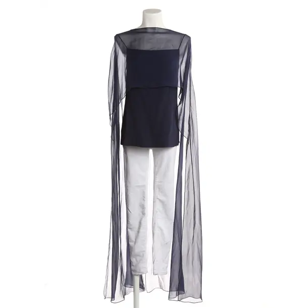 Top, in Blue, Viscose, Ralph Lauren Purple Label
