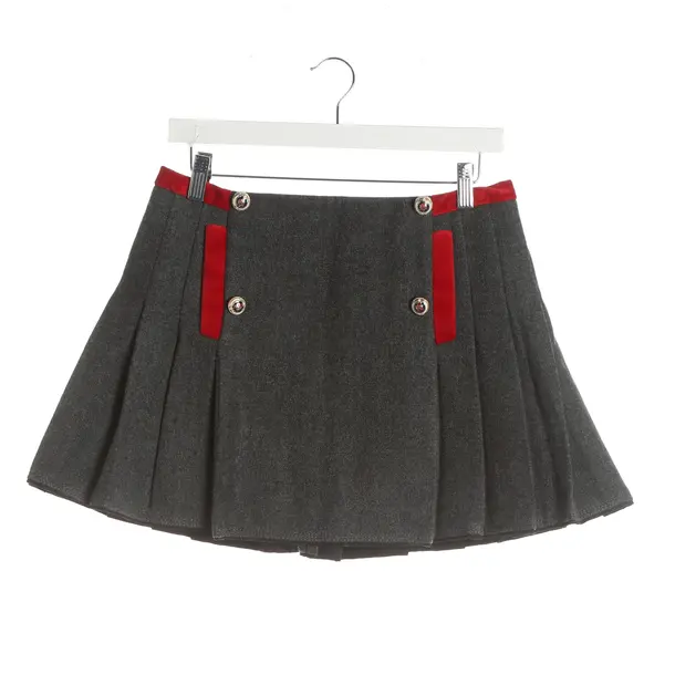 Skirt, in Gray, Wool, Fay
