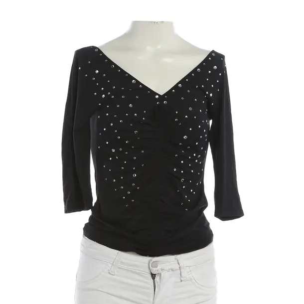 Long Sleeve Shirt, in Black, Polyamide, Blumarine