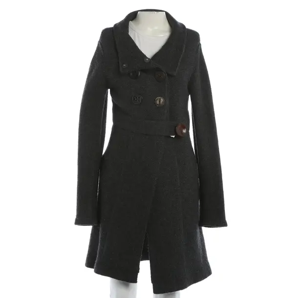 Übergangsmantel, in Dunkelgrau, Wolle, Maliparmi