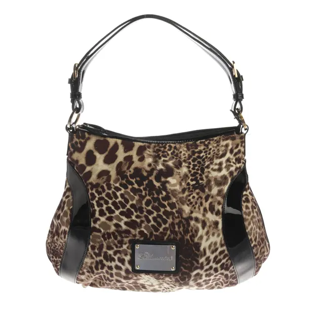 Shoulder Bag, in Brown, Cotton, Blumarine