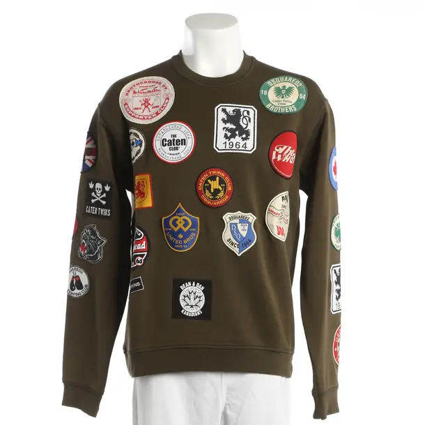 Sweatshirt, in Mehrfarbig, Baumwolle, Dsquared