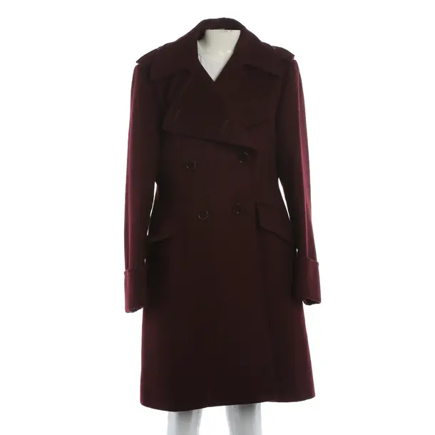 Wintermantel, in Bordeaux, Wolle, Bottega Veneta