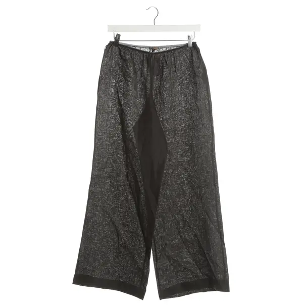Pants, in Dark Gray, Linen, Maliparmi