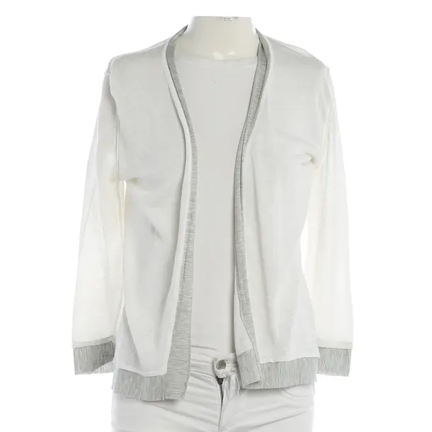 Cardigan, in Cream, Linen, Fabiana Filippi