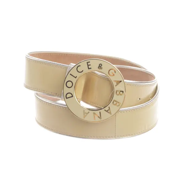 Gürtel, in Beige, Leder, Dolce & Gabbana