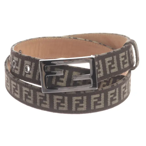 Belt, in Beige, Leather, Fendi