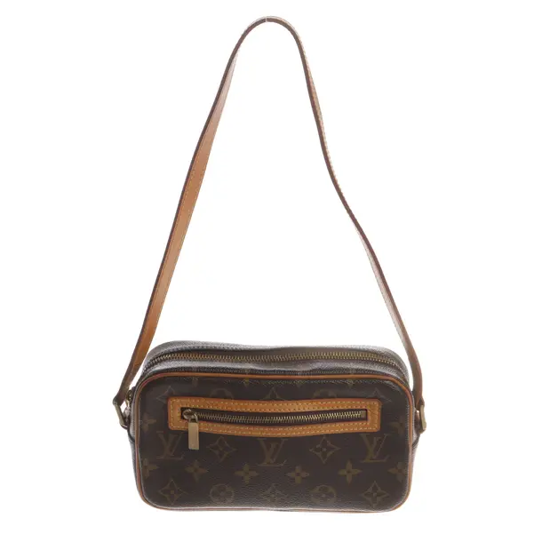 Umhängetasche, in Braun, Leder, Louis Vuitton