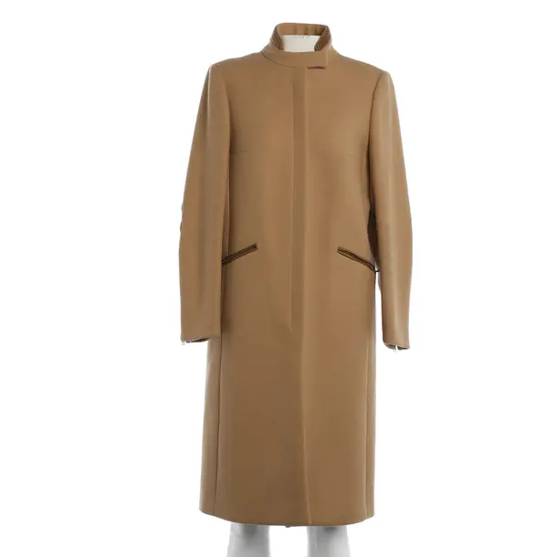 Wintermantel, in Camel, Wolle, Prada