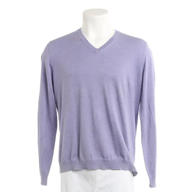 Jumper, in Lavender, Cotton, Brunello Cucinelli