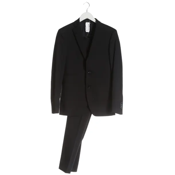 Suit, in Navy, Wool, Tagliatore