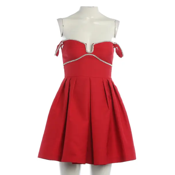 Cocktail Dress, in Red, Polyester, self-portrait