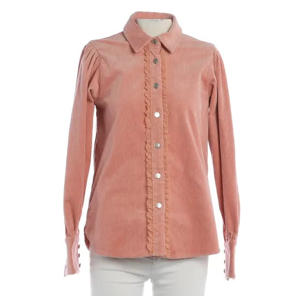 Bluse, in Hellrosa, Baumwolle, Ganni