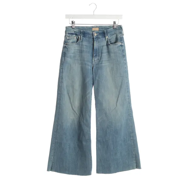 Jeans Flared, in Hellblau, Baumwolle, Mother