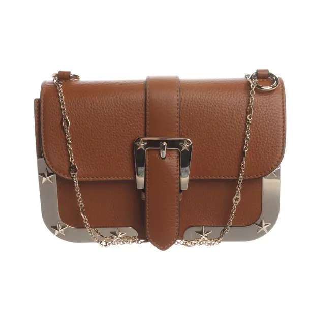 Abendtasche, in Hellbraun, Leder, Red Valentino