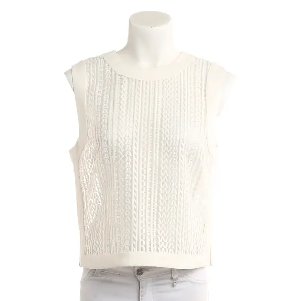 Top, in Weiß, Polyester, Alexander Wang