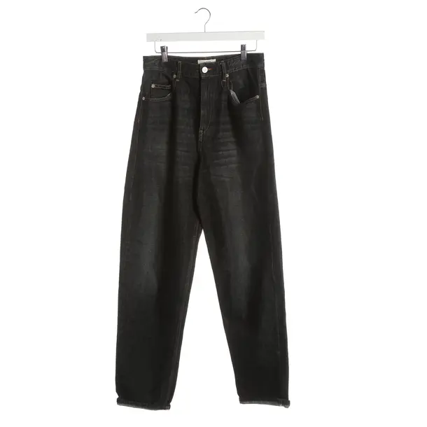 Jeans Boyfriend, in Schwarz, Baumwolle, Isabel Marant Étoile