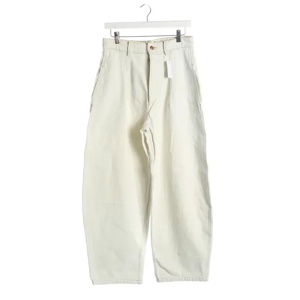 Boyfriend Jeans, in Beige, Cotton, Isabel Marant