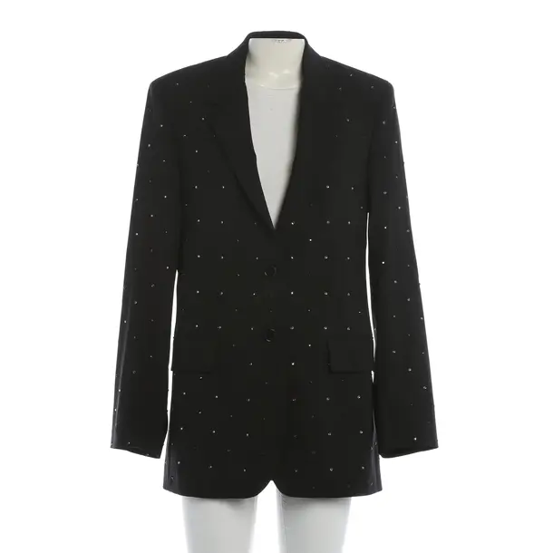 Blazer, in Schwarz, Wolle, MSGM