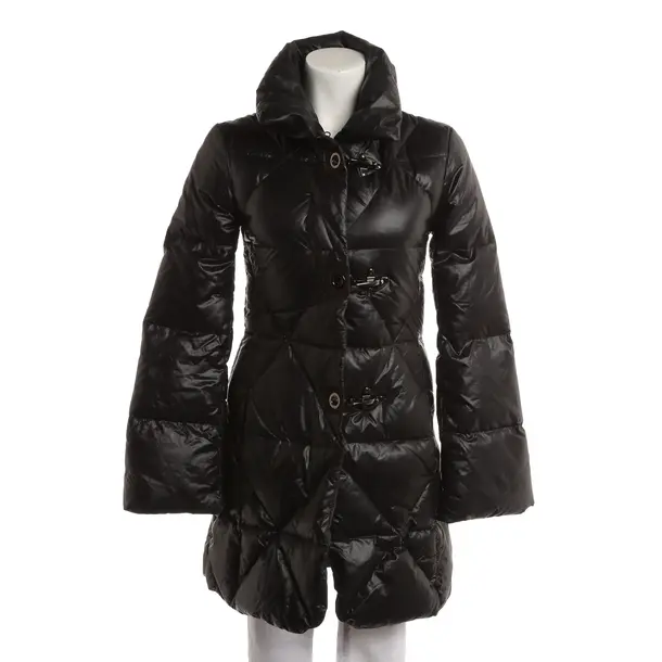 Down Puffer Coat, in Black, Polyamide, Fay