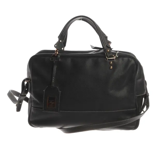 Handtasche, in Schwarz, Leder, Fay