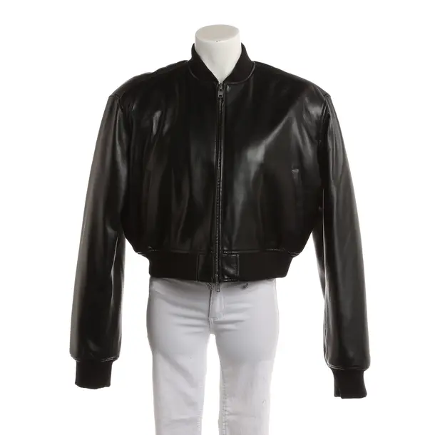 Übergangsjacke, in Schwarz, Polyurethan, Frankie Shop