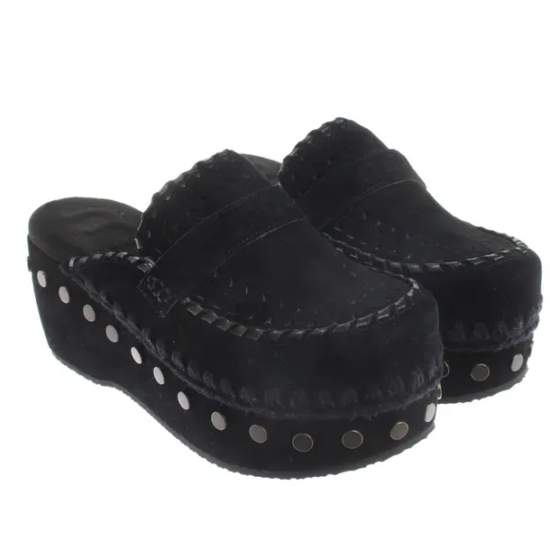 Mules, in Schwarz, Mou