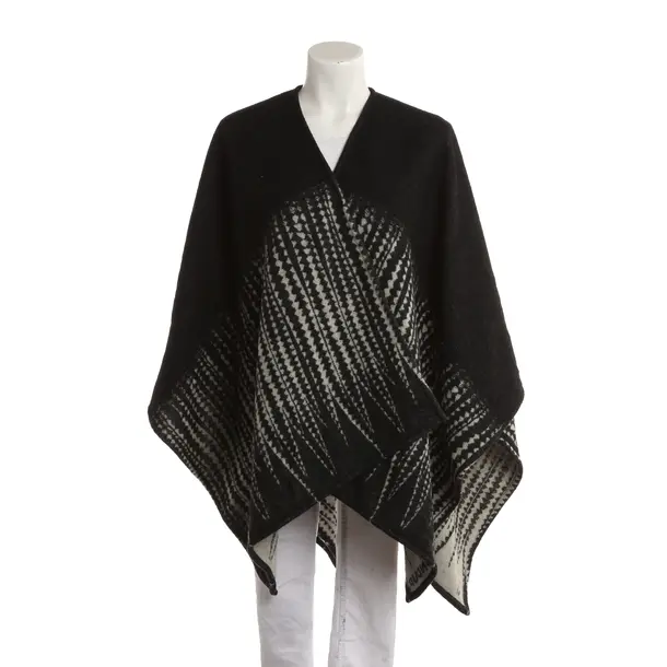 Poncho, in Light Gray, Wool, Dondup