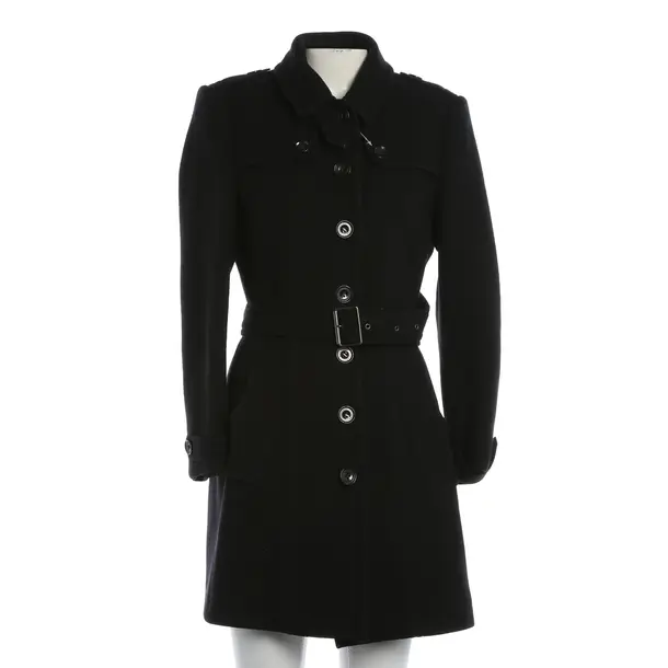 Winter Coat, in Black, Wool, Burberry Brit