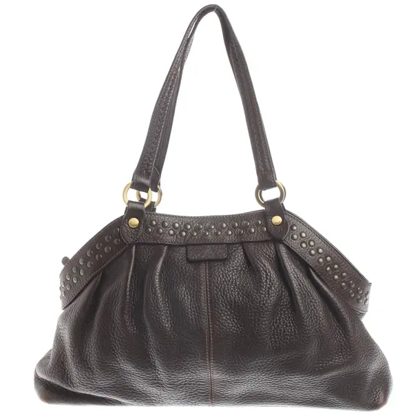 Shoulder Bag, in Brown, Leather, Hogan