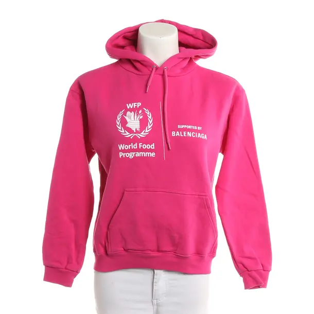 Felpa con cappuccio, in Fucsia, Cotone, Balenciaga