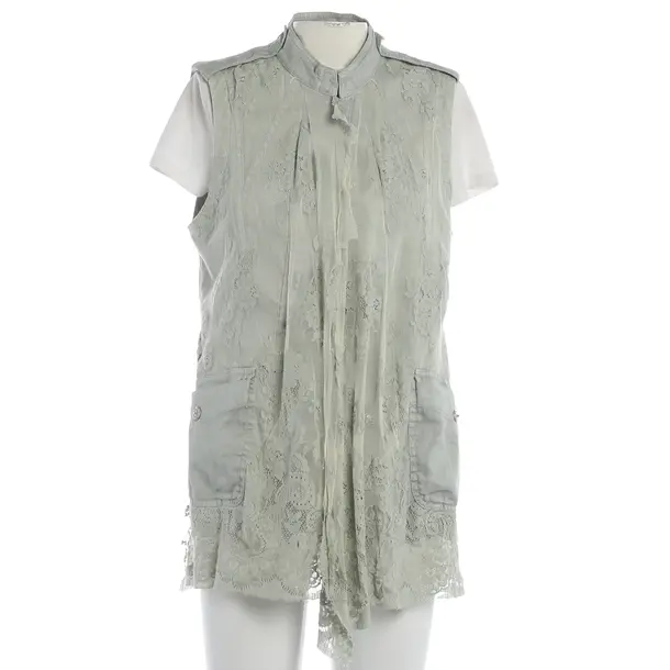 Blazer, in Light Gray, Linen, Dondup
