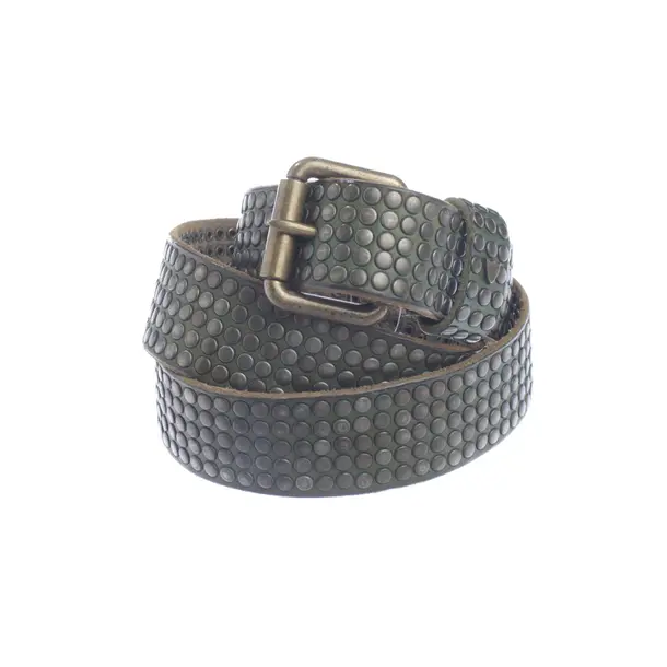 Belt, in Green, Leather, HTC