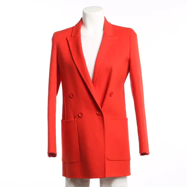 Cappotto mezza stagione, in Rosso, Lana, Max Mara