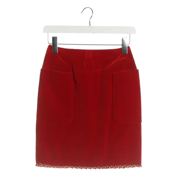 Rock, in Rot, Viskose, Chanel