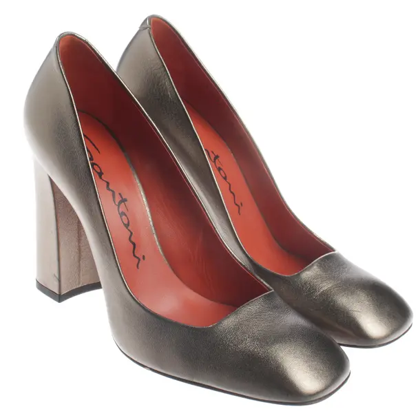 Pumps, in Gold, Santoni