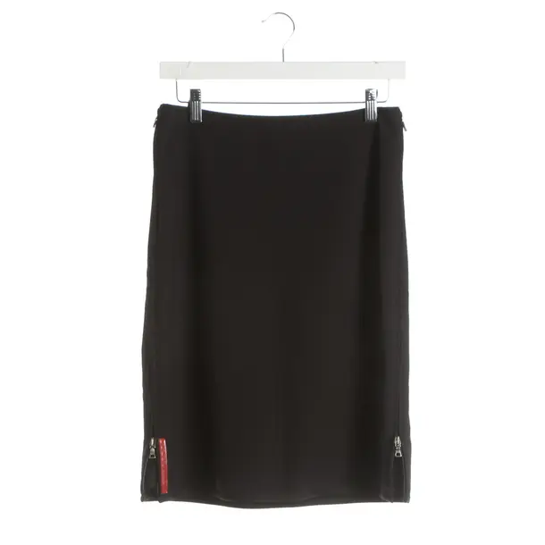 Skirt, in Black, Polyamide, Prada Linea Rossa