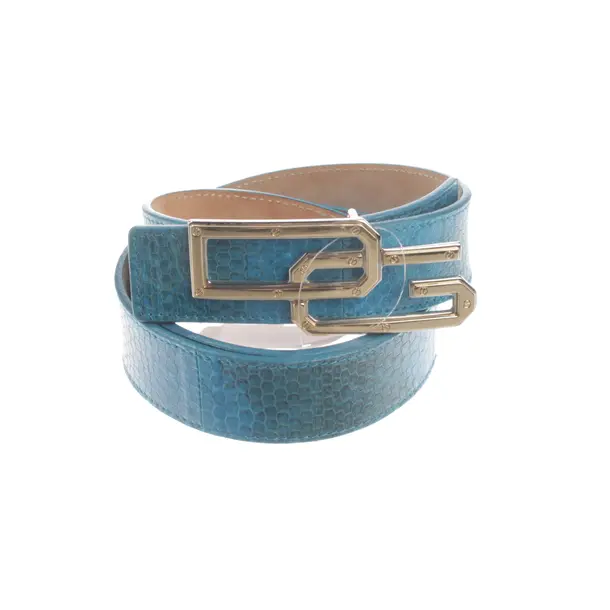 Belt, in Blue, Leather, Dolce & Gabbana