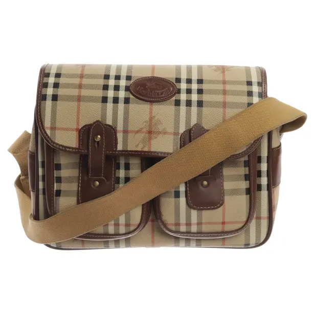 Shoulder Bag, in Multicolored, Polyamide, Burberry
