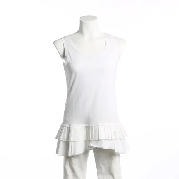 Top, in White, Cotton, Alexander McQueen