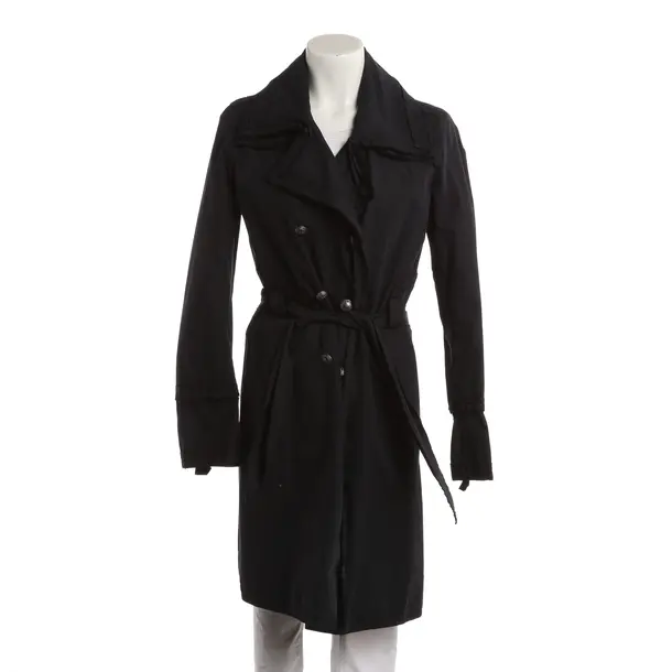 Trench Coat, in Navy, Cotton, Ermanno Scervino