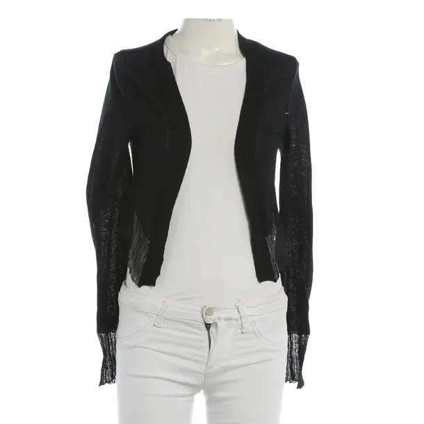 Cardigan, in Black, Cotton, Ann Demeulemeester