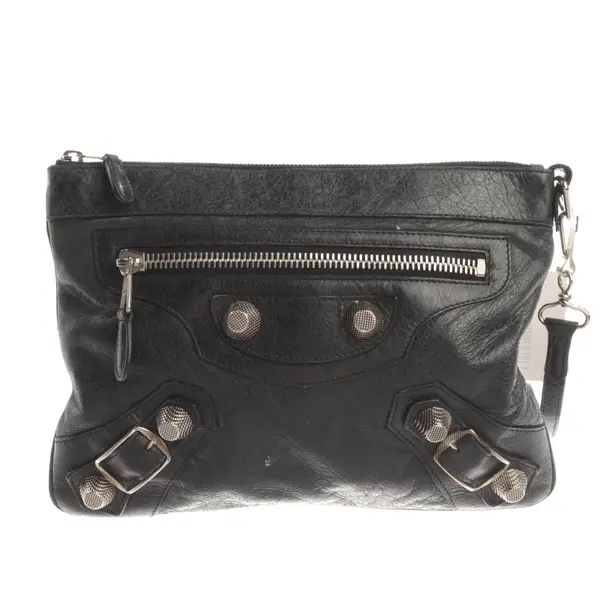 Clutch, in Schwarz, Leder, Balenciaga
