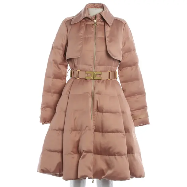 Cappotto mezza stagione, in Rosa chiaro, Poliestere, Elisabetta Franchi