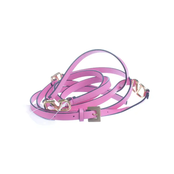 Belt, in Pink, Leather, Valentino