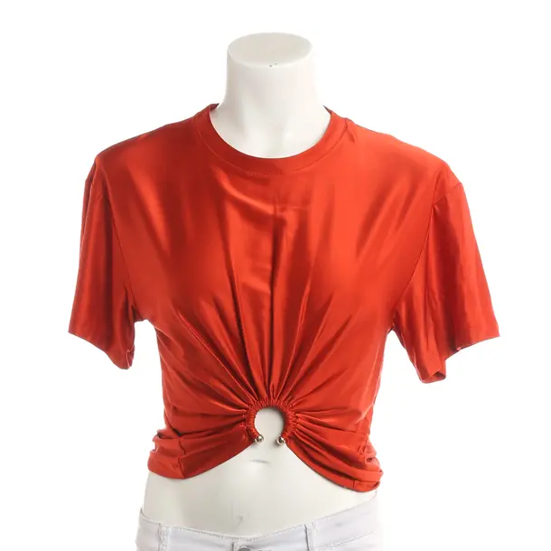 Shirt, in Dark Orange, Viscose, Paco Rabanne