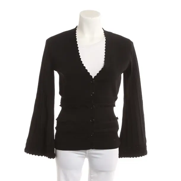 Cardigan, in Black, Viscose, Boutique Moschino
